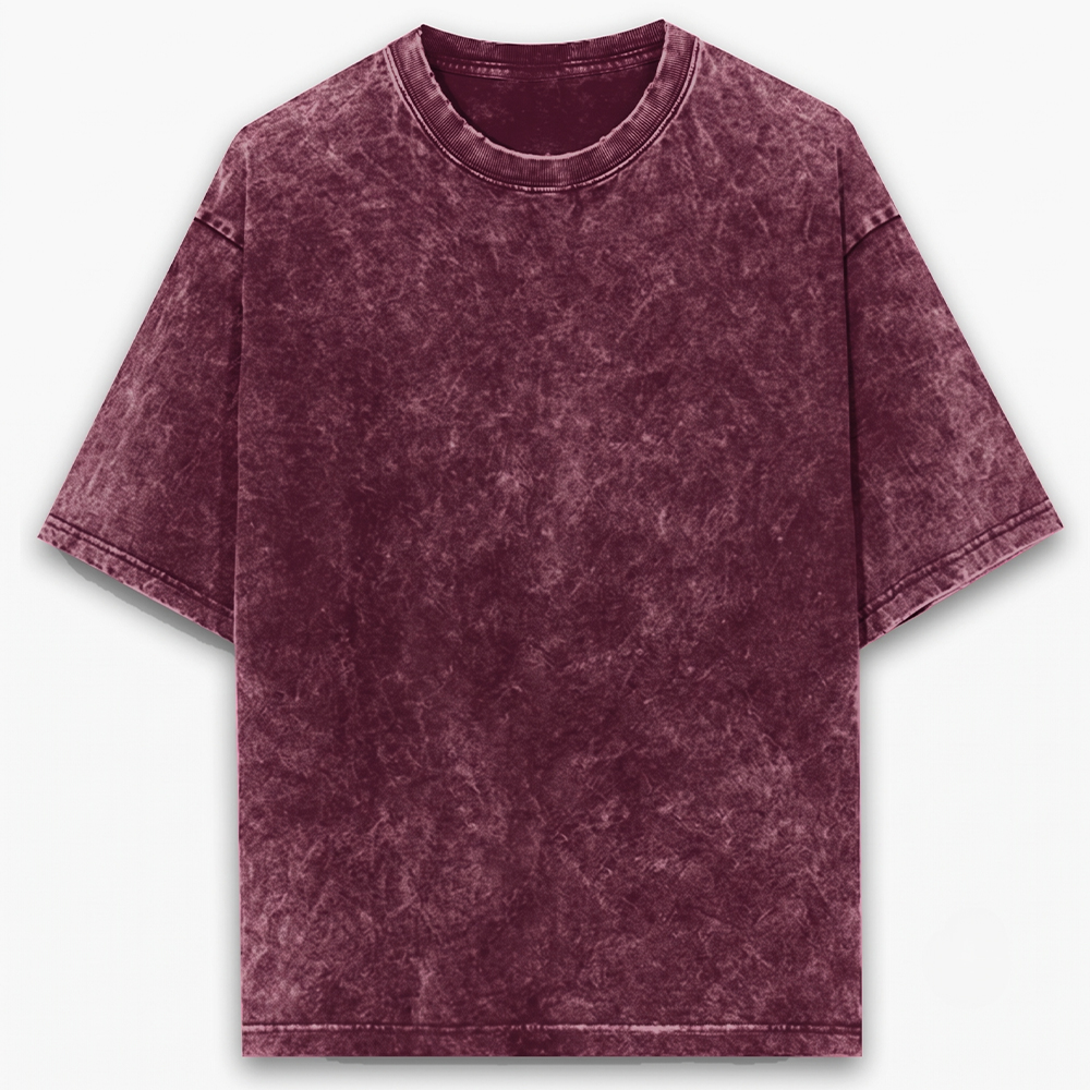 Acid Washed Oversized Tee (220 GSM)