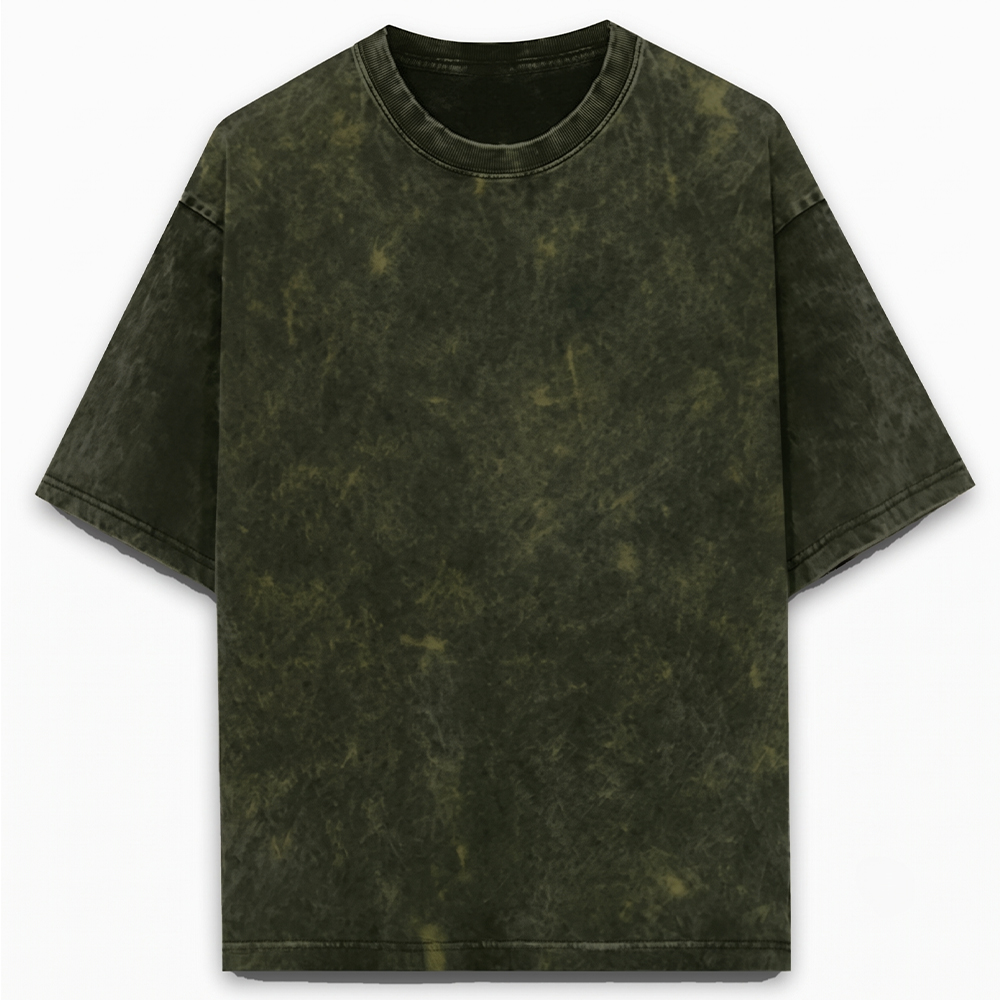 Acid Washed Oversized Tee (220 GSM)