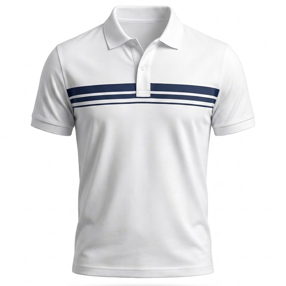 Mens Striped Polo T-shirt – ST04