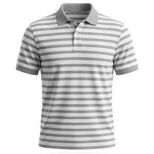 Mens Striped Polo T-shirt - ST12