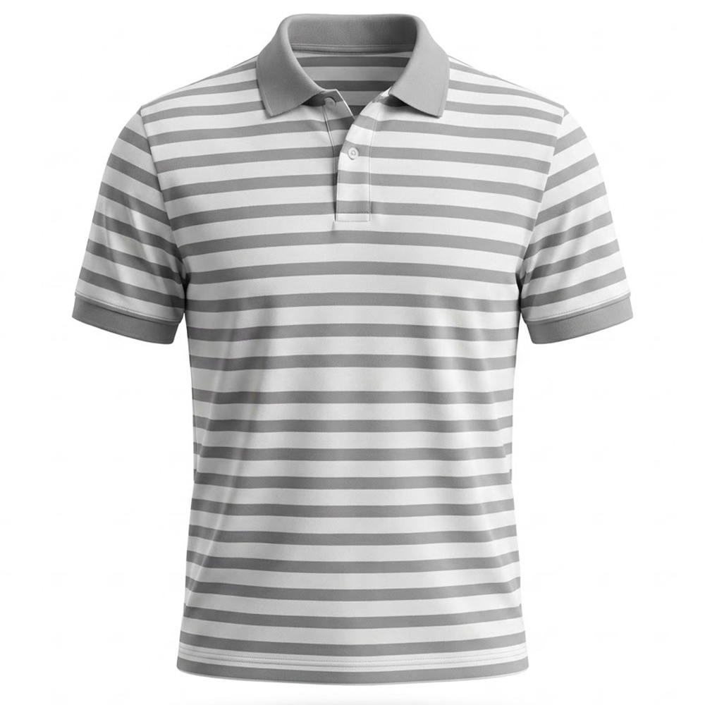 Mens Striped Polo T-shirt – ST12