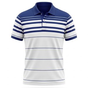 Mens Striped Polo T-shirt - ST13
