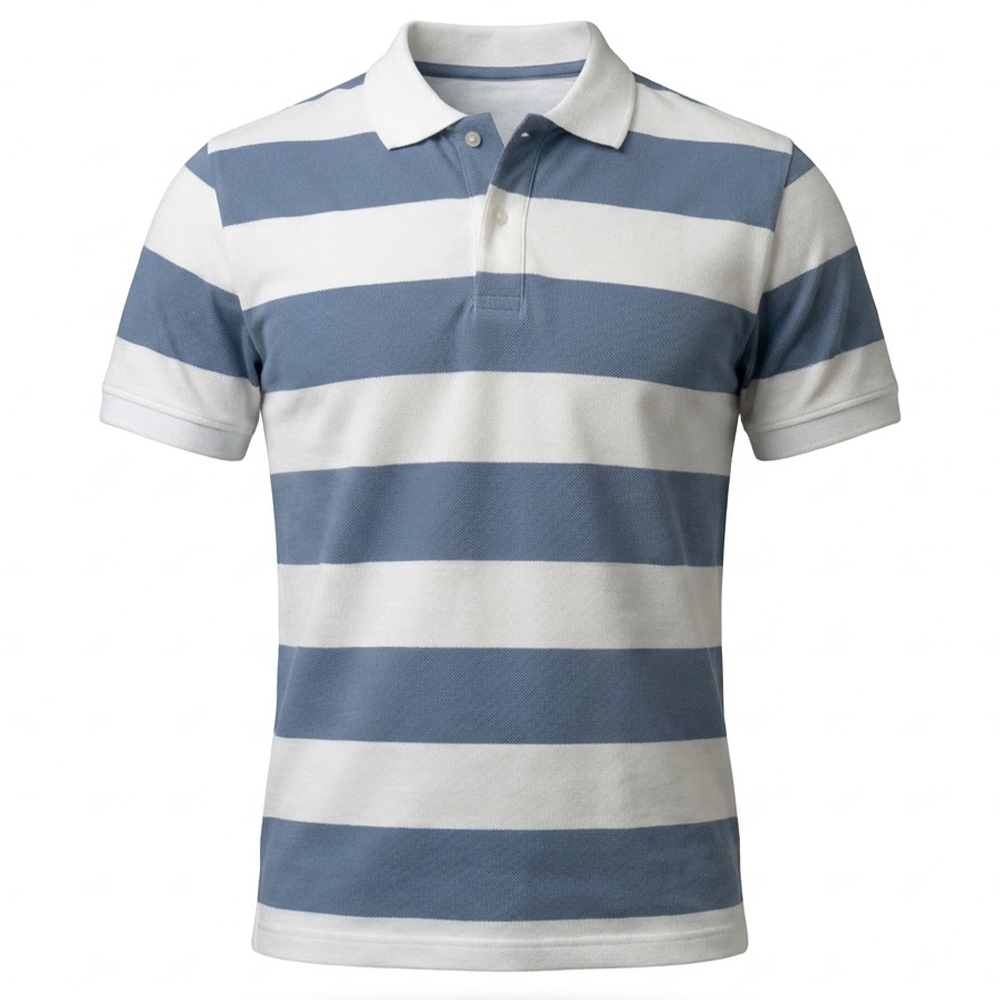 Mens Striped Polo T-shirt – ST03